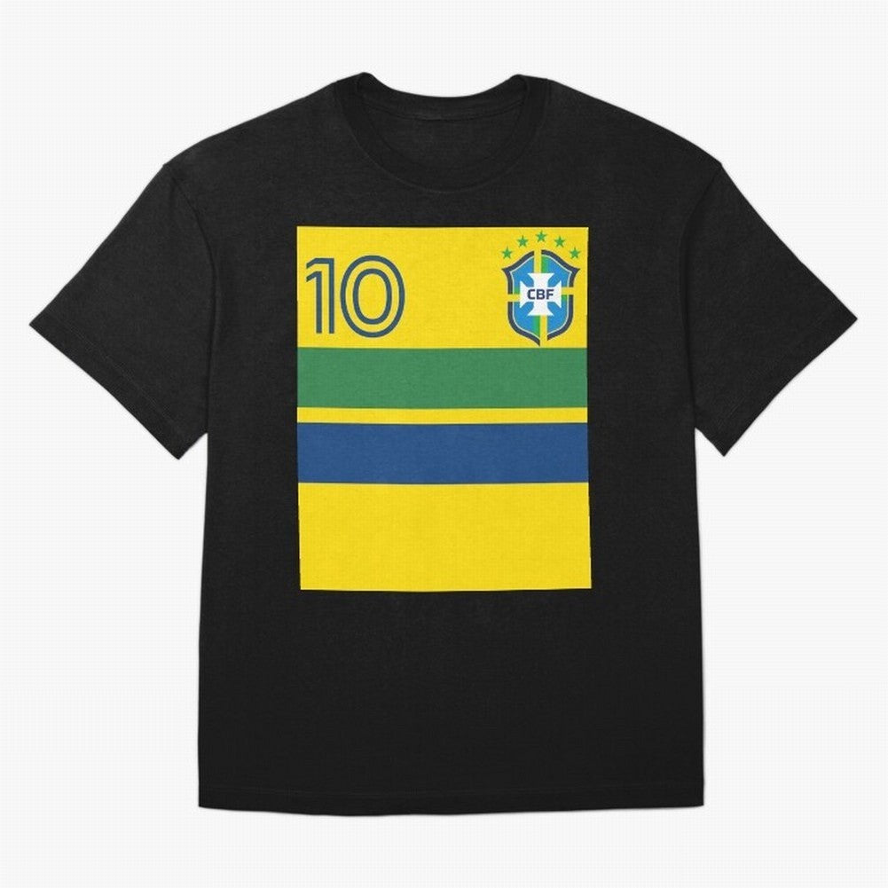 Brazil | 2026 World Cup Fan Apparel Oversized T-Shirt Elevate Match Day Hype around FIFA World Cup 2026 Group Stage, CR7 and Messi, Argentina, France and Brazil, Sports Nostalgia, International Competition, Famous Players and Unforgettable