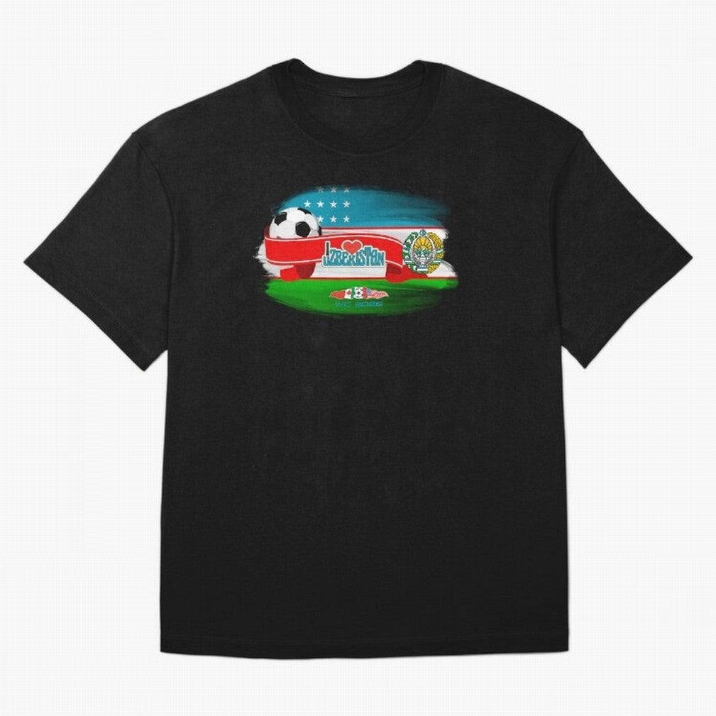 UzbekistanWC 2026 Oversized T-Shirt Follow Every Goal of the FIFA World Cup 2026 Group Stage Journey through Messi, CR7 and Mbappe Highlights, Argentina Pride, Game Day Rituals, Football Legends, Country Pride and the Road to the Final; Ideal for