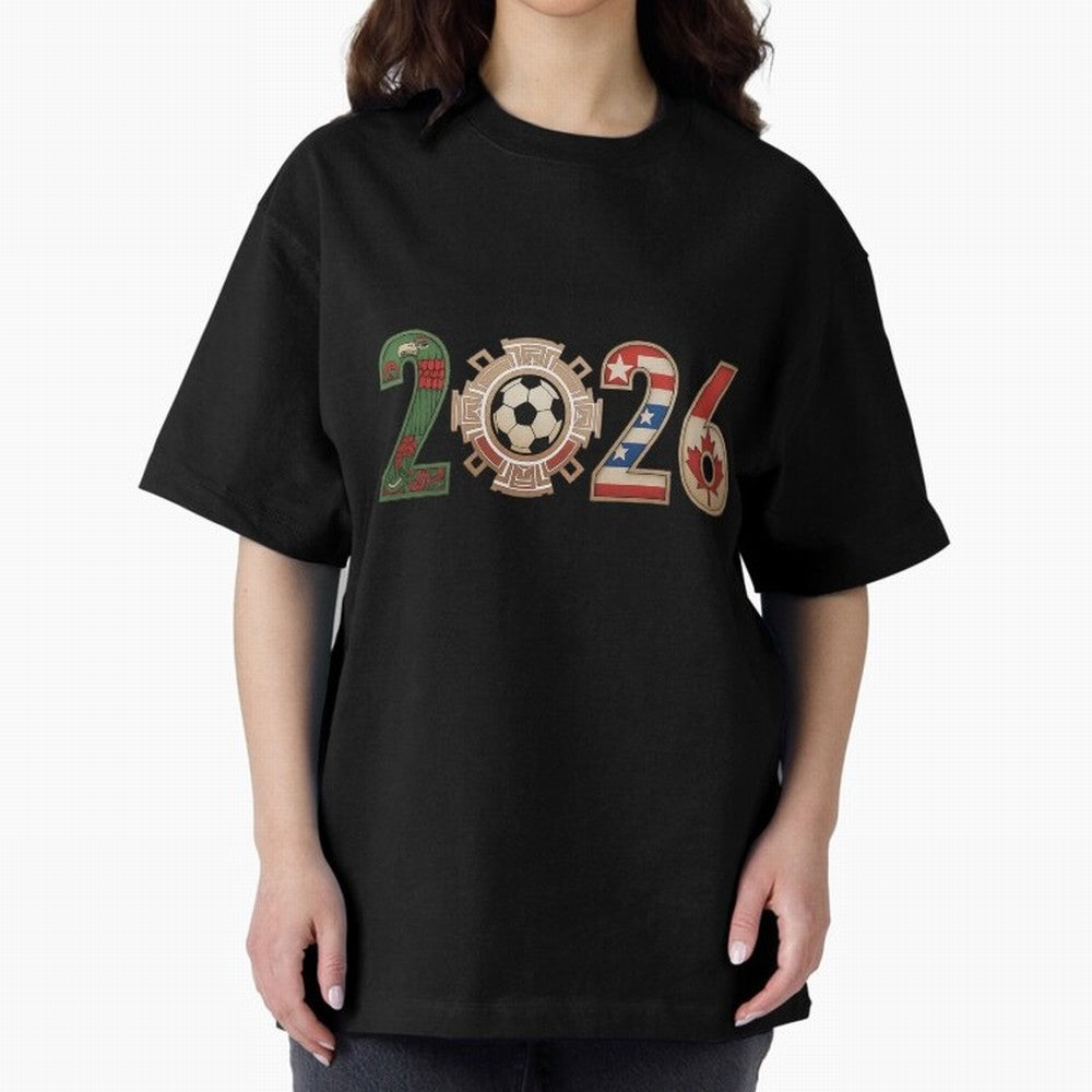2026 Oversized T-Shirt Support Iconic Players in the FIFA World Cup 2026 Journey through Messi, CR7 and Mbappe Highlights, England, France and Netherlands Pride, Football Festival Excitement, Trophy Ambitions, Country Rivalries and Star Player