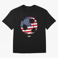 2026 USA Soccer Fan World Cup Oversized T-Shirt Step into Global Football Passion for FIFA World Cup 2026 USA Canada Mexico, Highlighting Cristiano Ronaldo, Haaland and CR7, Argentina, France and Brazil, Football History, Final Match Energy, Crowd