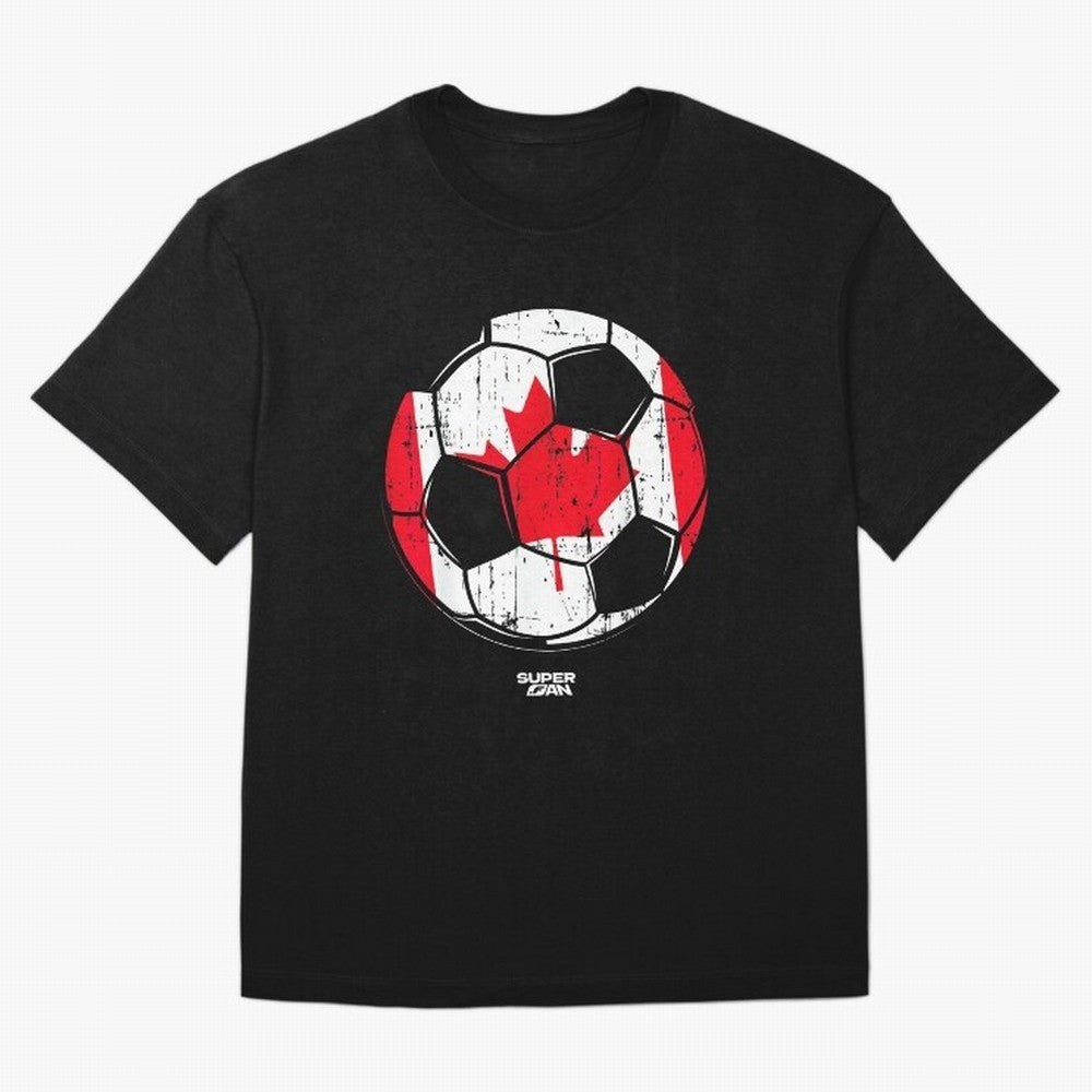 2026 Canada Soccer Fan World Cup Oversized T-Shirt Cheer for FIFA World Cup 2026 Group Stage Highlighting Messi, CR7 and Mbappe, Argentina Energy, Supporter Pride, Iconic Celebrations, Legendary Names and Global Match Day Energy; Made for