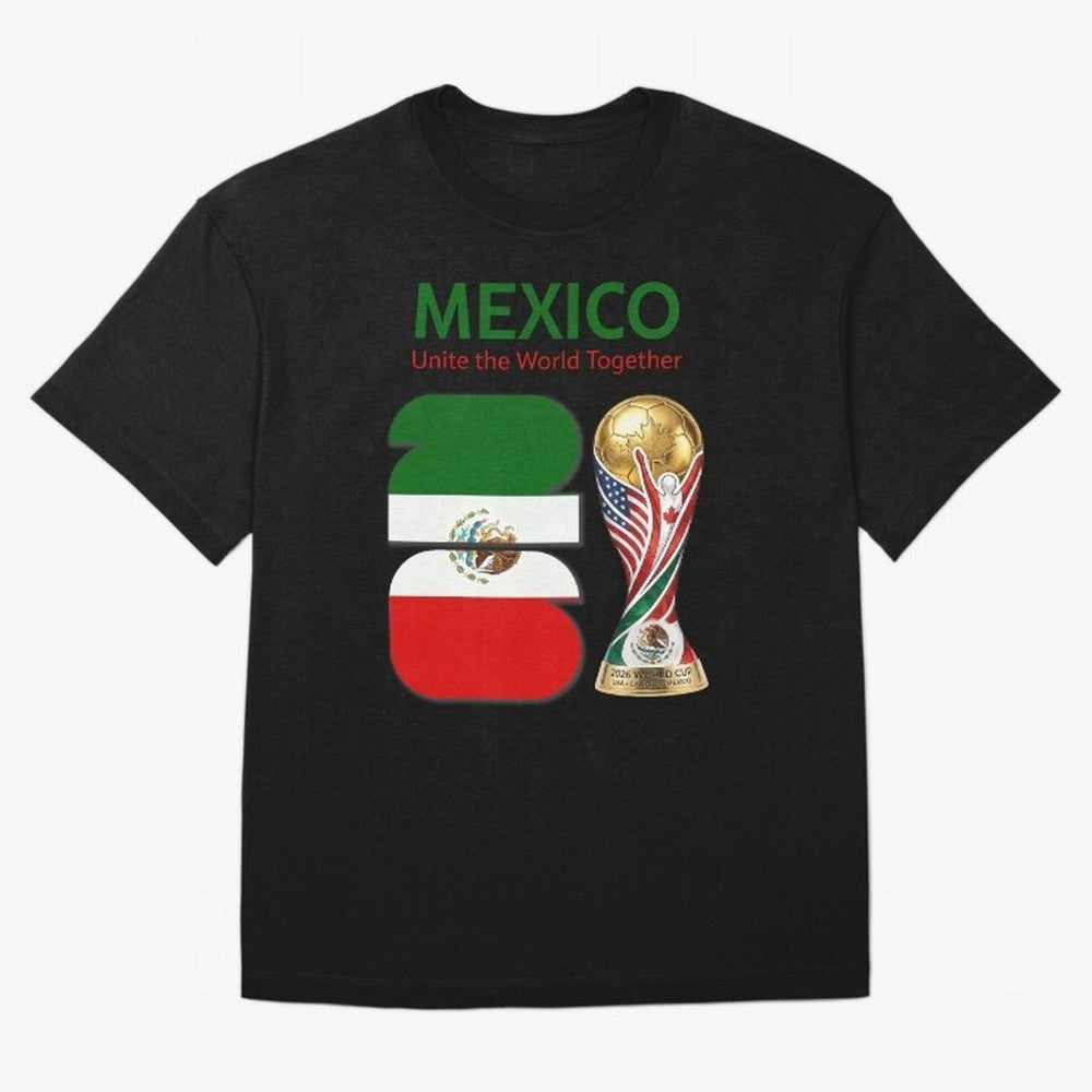 World Cup 2026, IMG 022, MEXICO 001 Oversized T-Shirt Keep the Legacy of Global Football Passion for FIFA World Cup 2026, Highlighting Mbappe and Neymar, Brazil, Fan Favorite Moments, National Team Passion, Big Match Drama and Soccer History;