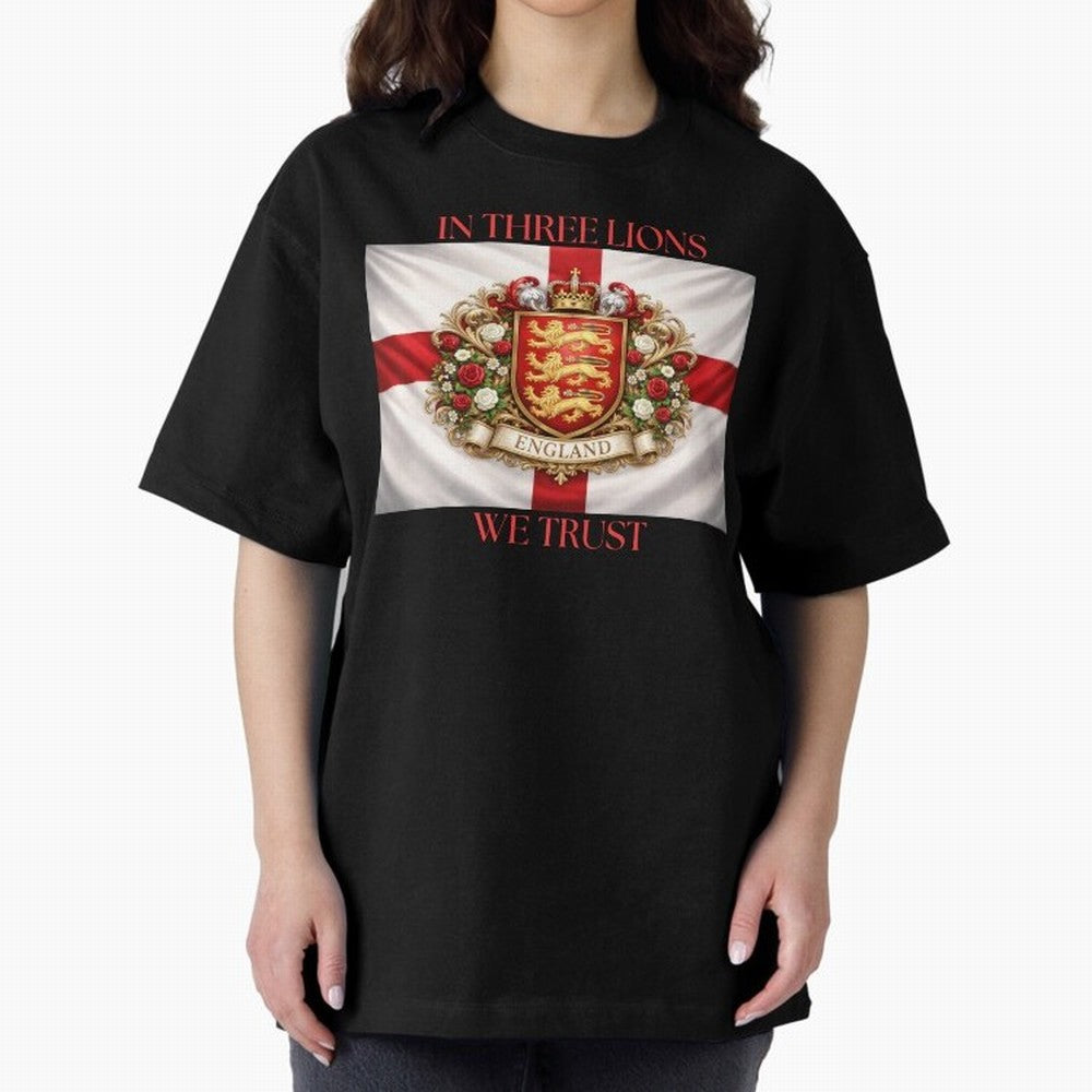 ENGLAND Oversized T-Shirt Live for the Drama of FIFA World Cup 2026 USA Canada Mexico Spirit, with Brazil, Portugal and Argentina, Neymar, Haaland and Cristiano Ronaldo, Stadium Memories, Football Loyalty, International Chants and Championship