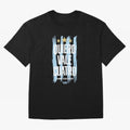 Argentinian Soccer Fan World Cup 2026 Oversized T-Shirt Feel International Energy from Global Football Passion for FIFA World Cup 2026, Featuring Haaland and Mbappe, Portugal, Spain and Germany, Championship Spirit, Famous Goals, Roaring Crowds and