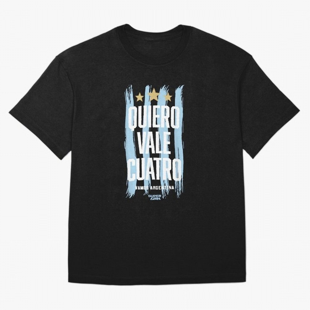Argentinian Soccer Fan World Cup 2026 Oversized T-Shirt Feel International Energy from Global Football Passion for FIFA World Cup 2026, Featuring Haaland and Mbappe, Portugal, Spain and Germany, Championship Spirit, Famous Goals, Roaring Crowds and