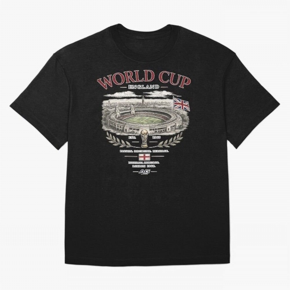 England World Cup Wembley Streetwear Oversized T-Shirt Join the Global Buzz around the FIFA World Cup 2026 USA Canada Mexico Journey through CR7 and Messi Highlights, Brazil Pride, Football Passion, Legendary Performances, Festival Vibes and