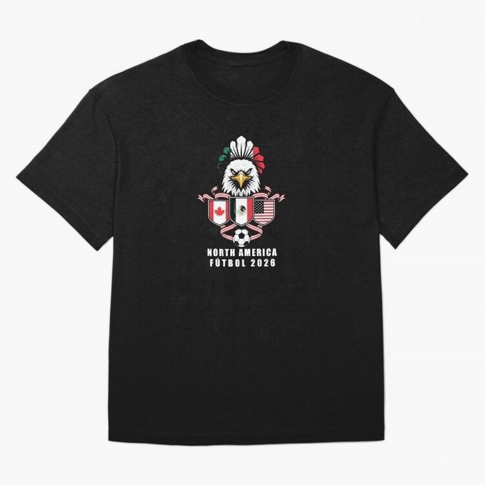 North America Football Spirit 2026 T-Shirt_82768088 Oversized T-Shirt Represent Match Day Hype around FIFA World Cup 2026 USA Canada Mexico, Haaland and Mbappe, Netherlands, Classic Soccer Heritage, Championship Pressure, Fan Loyalty and