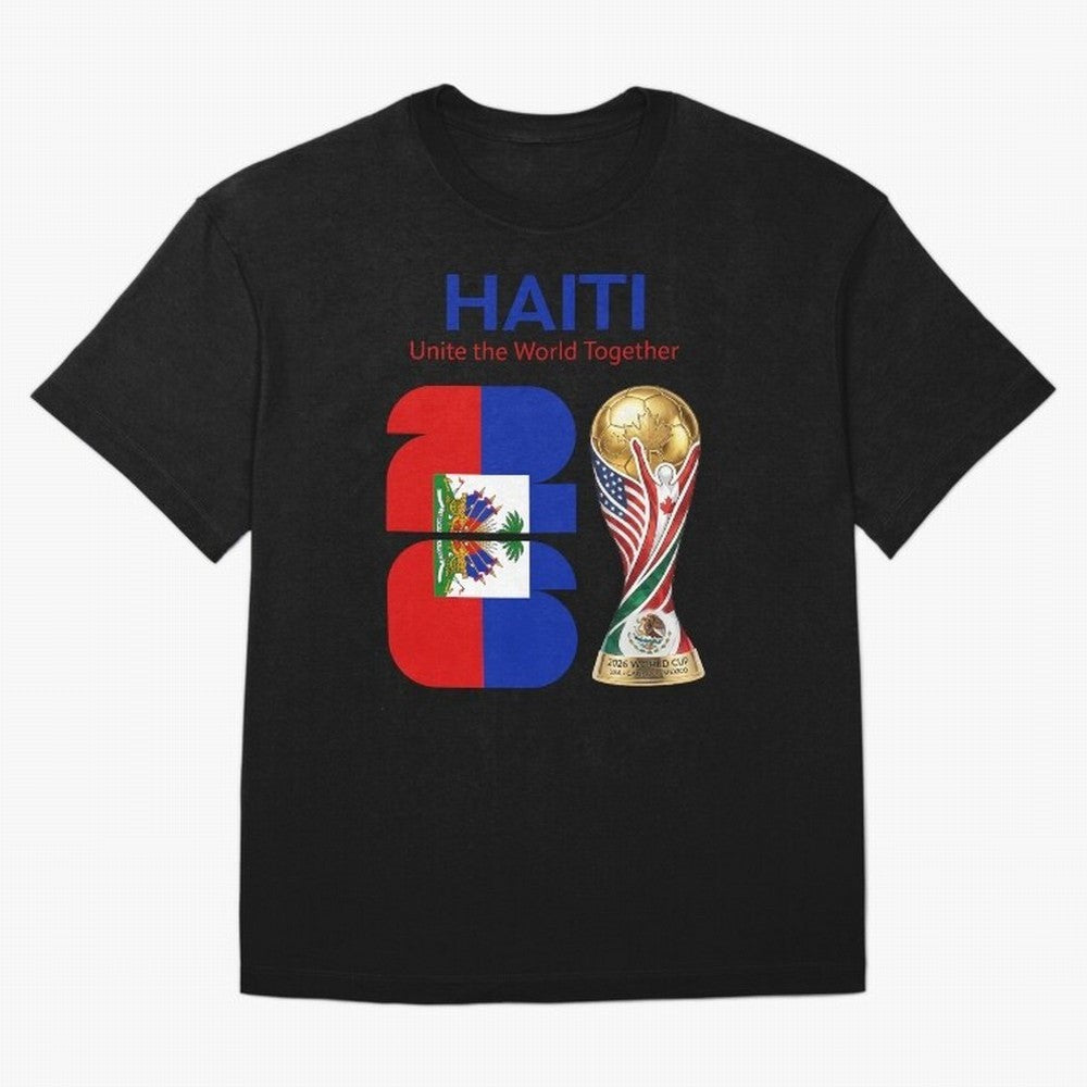 World Cup 2026, IMG 024, HAITI 014 Oversized T-Shirt Join the Countdown to FIFA World Cup 2026 for Fans of Neymar, Haaland and Cristiano Ronaldo and Portugal, Spain and Germany, Bringing Classic Soccer Heritage, Championship Pressure, Fan Loyalty