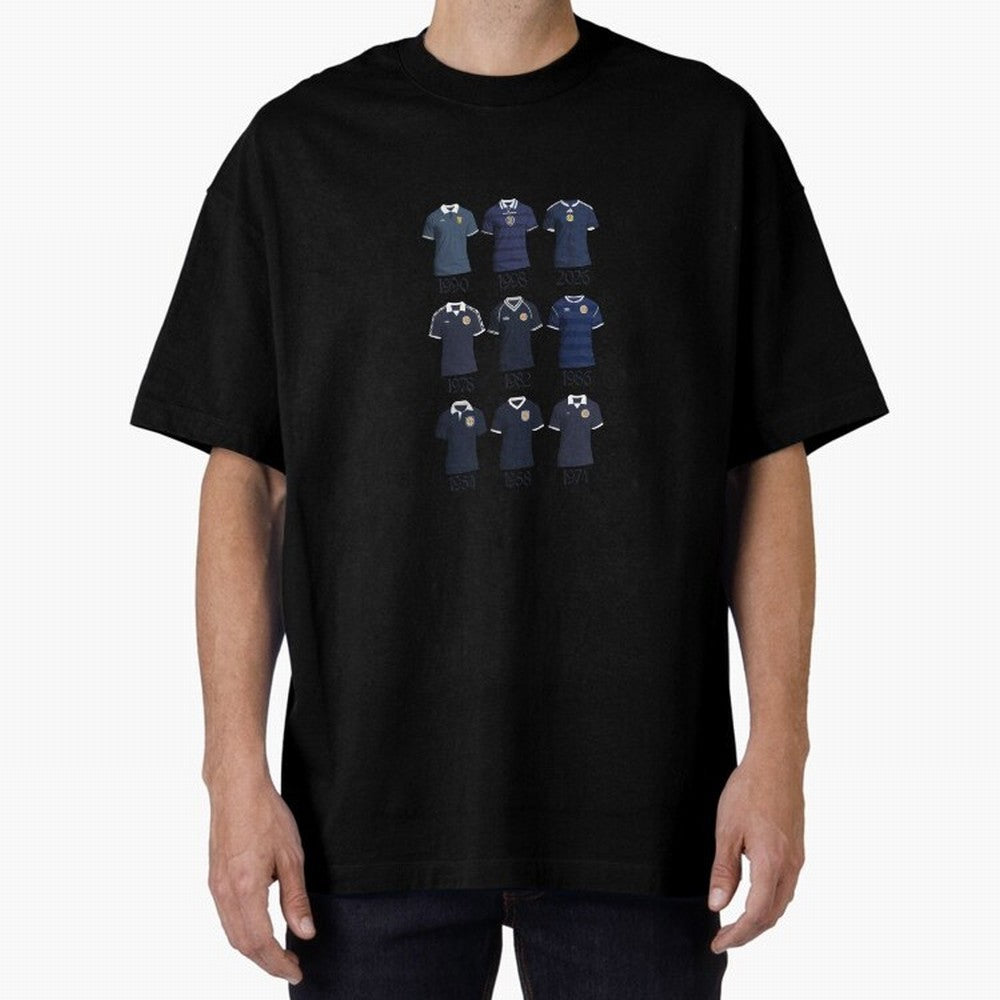 Scotland World Cup Kits Oversized T-Shirt Celebrate Fan Favorites in FIFA World Cup 2026 Group Stage Spirit, Featuring Germany, Messi and Cristiano Ronaldo, Football History, Final Match Energy, Crowd Noise and Once in a Lifetime Moments; Perfect