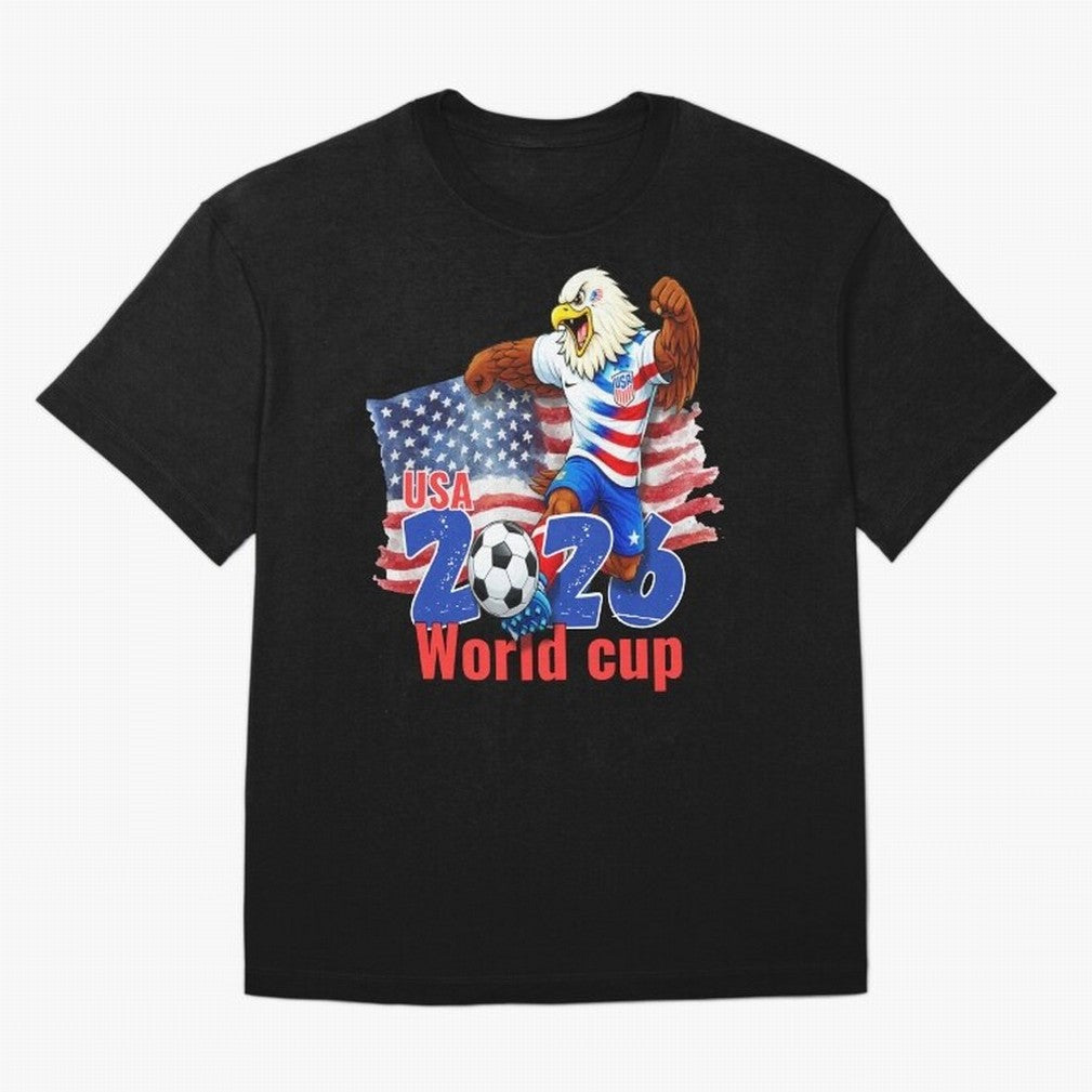 USA 2026 WORLD CUP Oversized T-Shirt Remember Iconic Moments from the FIFA World Cup 2026 Journey through Haaland Highlights, Brazil Pride, Game Day Rituals, Football Legends, Country Pride and the Road to the Final; Ideal for Fans Who Follow