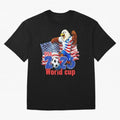 USA 2026 WORLD CUP Oversized T-Shirt Remember Iconic Moments from the FIFA World Cup 2026 Journey through Haaland Highlights, Brazil Pride, Game Day Rituals, Football Legends, Country Pride and the Road to the Final; Ideal for Fans Who Follow