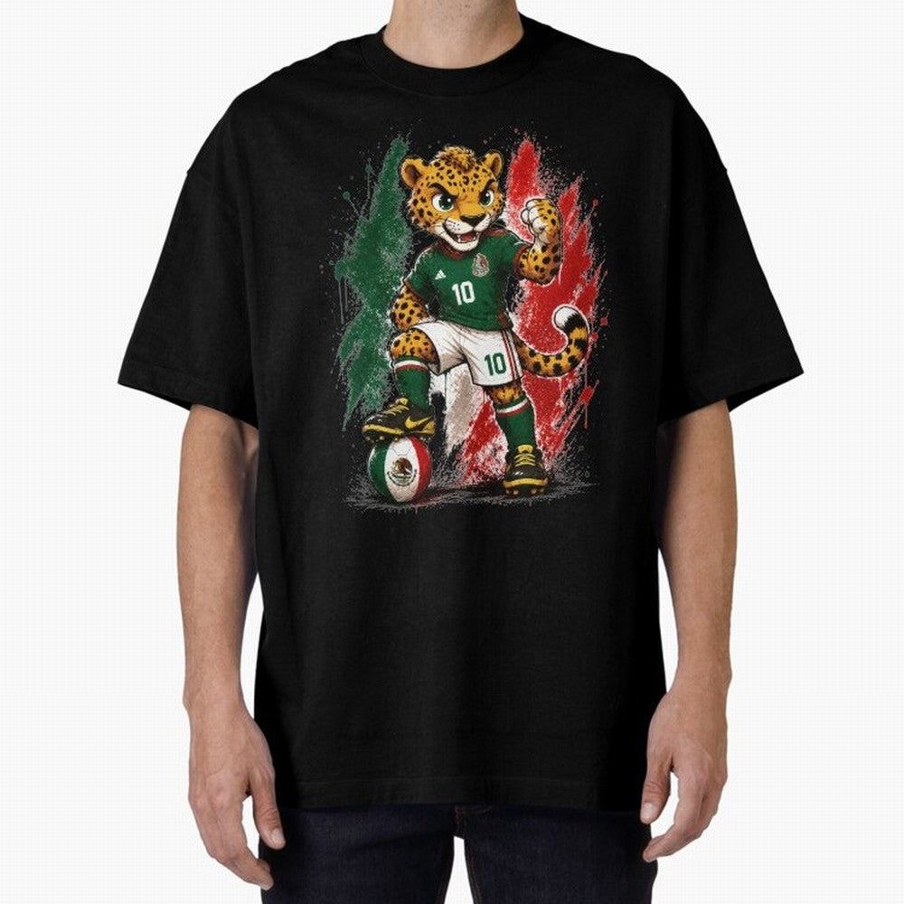 Mexico Fifa Mundial Oversized T-Shirt Share FIFA World Cup 2026 USA Canada Mexico for Fans of Cristiano Ronaldo and Argentina, France and Brazil, Bringing Tournament Hype, Historic Matchups, Family Viewing Parties and Global Sports Pride; Built for