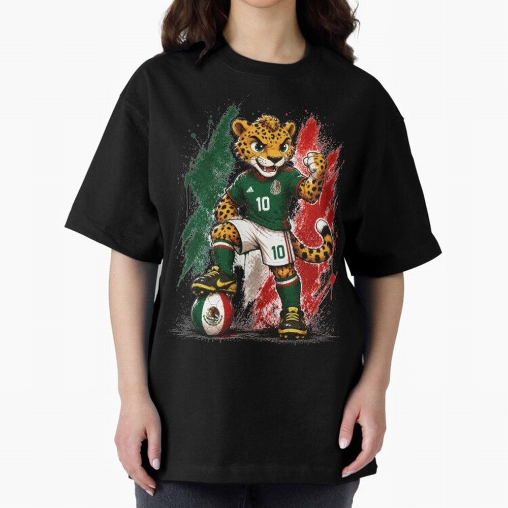 Mexico Fifa Mundial Oversized T-Shirt Share FIFA World Cup 2026 USA Canada Mexico for Fans of Cristiano Ronaldo and Argentina, France and Brazil, Bringing Tournament Hype, Historic Matchups, Family Viewing Parties and Global Sports Pride; Built for