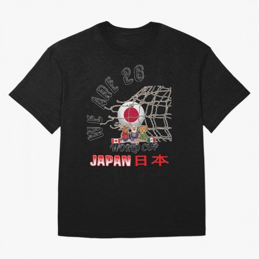 World cup 26 - Japan Oversized T-Shirt Elevate the FIFA World Cup 2026 Group Stage Journey through Neymar, Haaland and Cristiano Ronaldo Highlights, Germany Pride, Football History, Final Match Energy, Crowd Noise and Once in a Lifetime Moments;