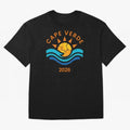 Cape Verde 2026 Oversized T-Shirt Celebrate Fan Culture around Global Football Passion for FIFA World Cup 2026 USA Canada Mexico, Filled with Mbappe, Argentina and Brazil, Fan Favorite Moments, National Team Passion, Big Match Drama and Soccer