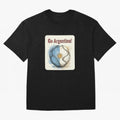 Go Argentina Soccer Ball Flag | Argentinian Football Fan Graphic Tee Oversized T-Shirt Bring Supporter Culture to Match Day Hype around FIFA World Cup 2026 Group Stage, CR7, Argentina, Match Day Excitement, Supporter Culture, Golden Goals and