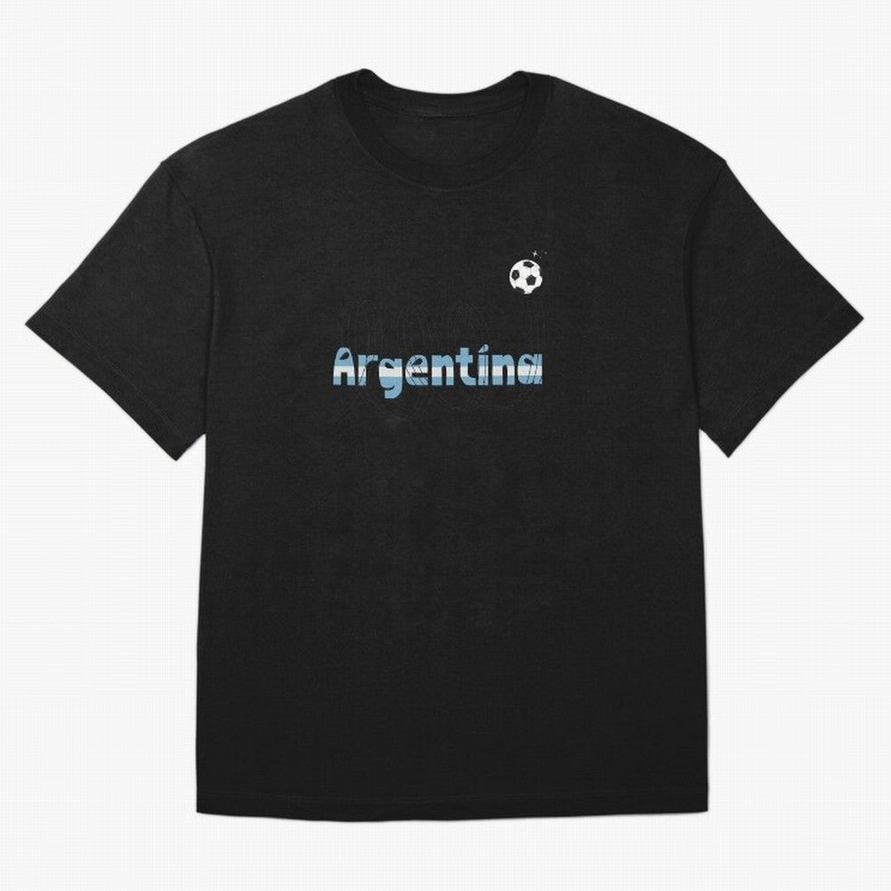 Argentina Oversized T-Shirt Fuel Your Fan Pride for FIFA World Cup 2026 Made for CR7, England and Germany Energy, Sports Nostalgia, International Competition, Famous Players and Unforgettable Victories; Ideal for Fans Who Follow Messi, Cristiano
