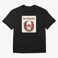 Go Canada Soccer Ball Flag | Canadian Football Fan Graphic Tee Oversized T-Shirt Carry National Pride through FIFA World Cup 2026 USA Canada Mexico Capturing Mbappe and Neymar, Spain Energy, Retro Football Energy, Iconic Rivalries, Trophy Chase