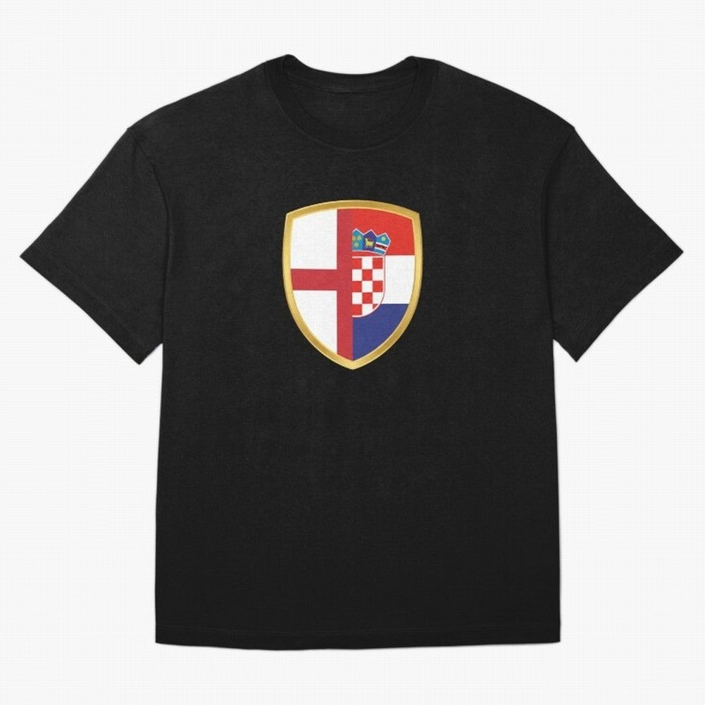FIFA World Cup - England v Croatia Oversized T-Shirt Refresh Match Day Hype around FIFA World Cup 2026 USA Canada Mexico, Messi, Spain and Netherlands, Football Festival Excitement, Trophy Ambitions, Country Rivalries and Star Player Buzz; Made for