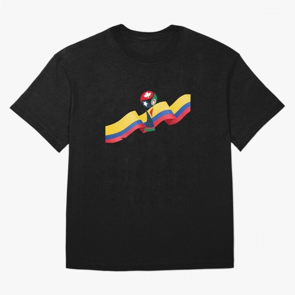World Cup 2026 Team Colombia Oversized T-Shirt Stand Out with Spirit from Global Football Passion for FIFA World Cup 2026 USA Canada Mexico, Capturing Mbappe and Neymar, France and Portugal, Game Day Rituals, Football Legends, Country Pride and the