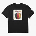 Go Germany Soccer Ball Flag | German Football Fan Graphic Tee Oversized T-Shirt Capture FIFA World Cup 2026 Spirit, Centered on Portugal, Haaland and Mbappe, Football History, Final Match Energy, Crowd Noise and Once in a Lifetime Moments; Created