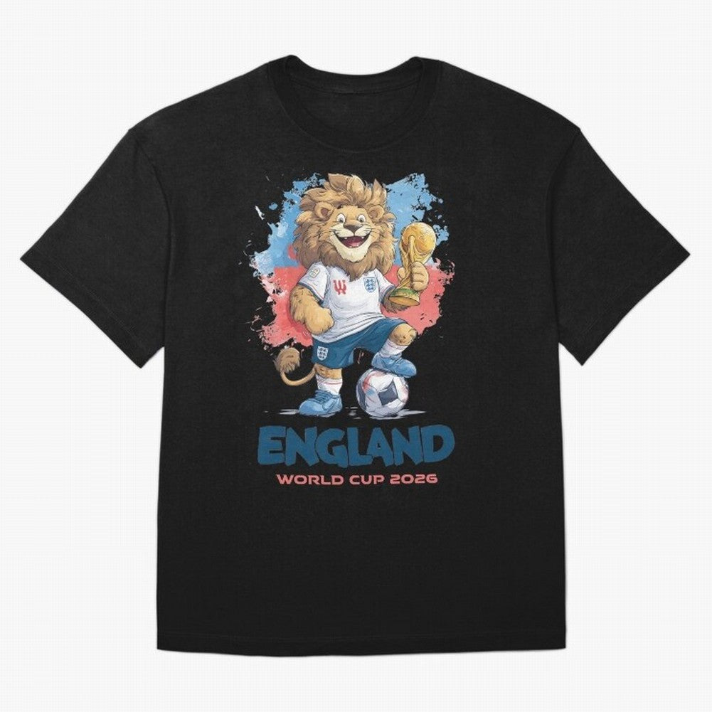 England - World Cup 2026 Oversized T-Shirt Stand Proud for the FIFA World Cup 2026 USA Canada Mexico Journey through Messi and Cristiano Ronaldo Highlights, England and Germany Pride, Football Passion, Legendary Performances, Festival Vibes and