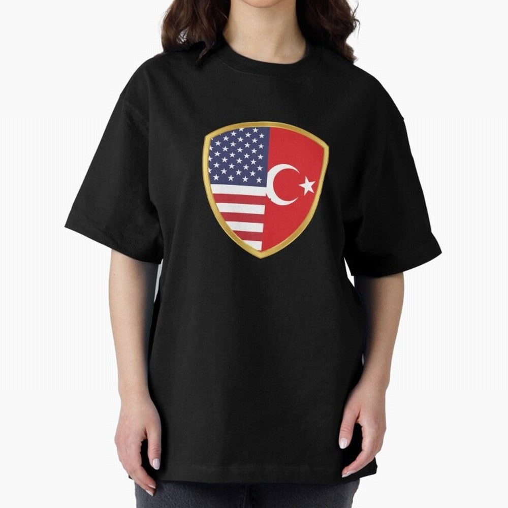 FIFA World Cup -USA v Turkiye Oversized T-Shirt Support the Legends of Global Football Passion for FIFA World Cup 2026, Capturing CR7, Germany, Game Day Rituals, Football Legends, Country Pride and the Road to the Final; Perfect for People Who Love
