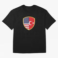 FIFA World Cup -USA v Turkiye Oversized T-Shirt Support the Legends of Global Football Passion for FIFA World Cup 2026, Capturing CR7, Germany, Game Day Rituals, Football Legends, Country Pride and the Road to the Final; Perfect for People Who Love
