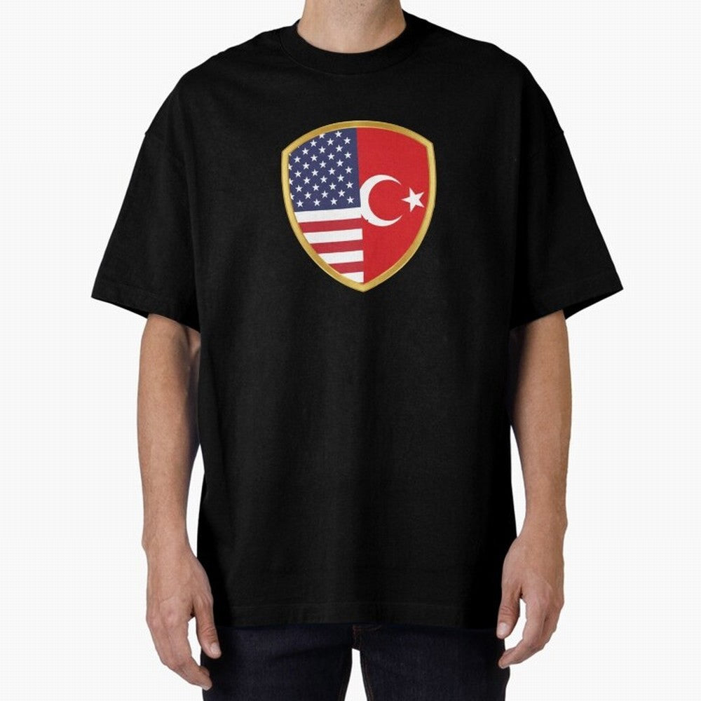 FIFA World Cup -USA v Turkiye Oversized T-Shirt Support the Legends of Global Football Passion for FIFA World Cup 2026, Capturing CR7, Germany, Game Day Rituals, Football Legends, Country Pride and the Road to the Final; Perfect for People Who Love