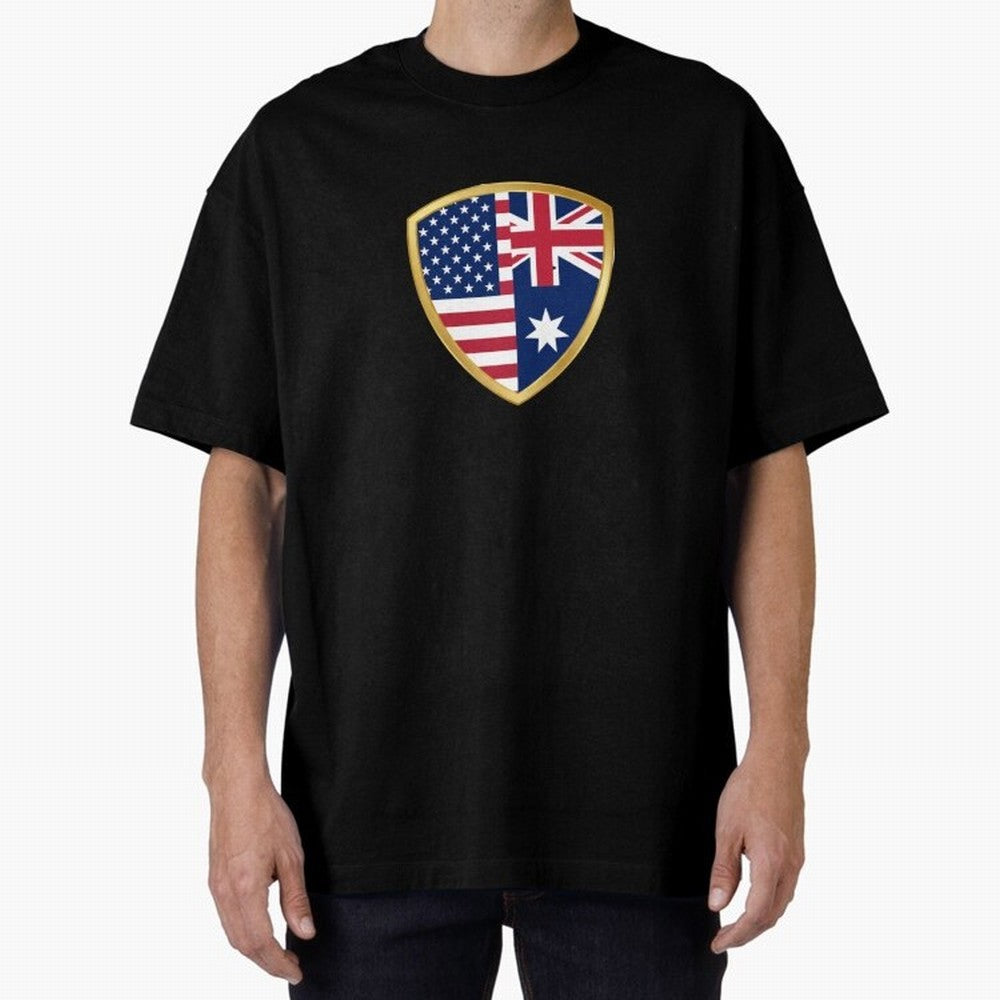 FIFA World Cup - USA v Australia Oversized T-Shirt Capture Global Football Passion for FIFA World Cup 2026, Made for Mbappe and Neymar, Spain, Tournament Hype, Historic Matchups, Family Viewing Parties and Global Sports Pride; Great for Supporters