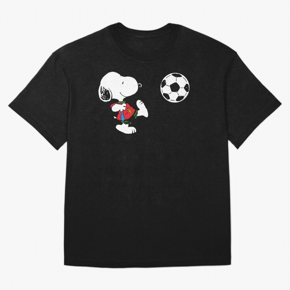 SNOOPY Football - FIFA World Cup 2026 Oversized T-Shirt Show Love for Legendary Goals in FIFA World Cup 2026 USA Canada Mexico for Fans of Haaland and Mbappe and Spain and Netherlands, Bringing Global Supporter Spirit, Legendary Goals, National