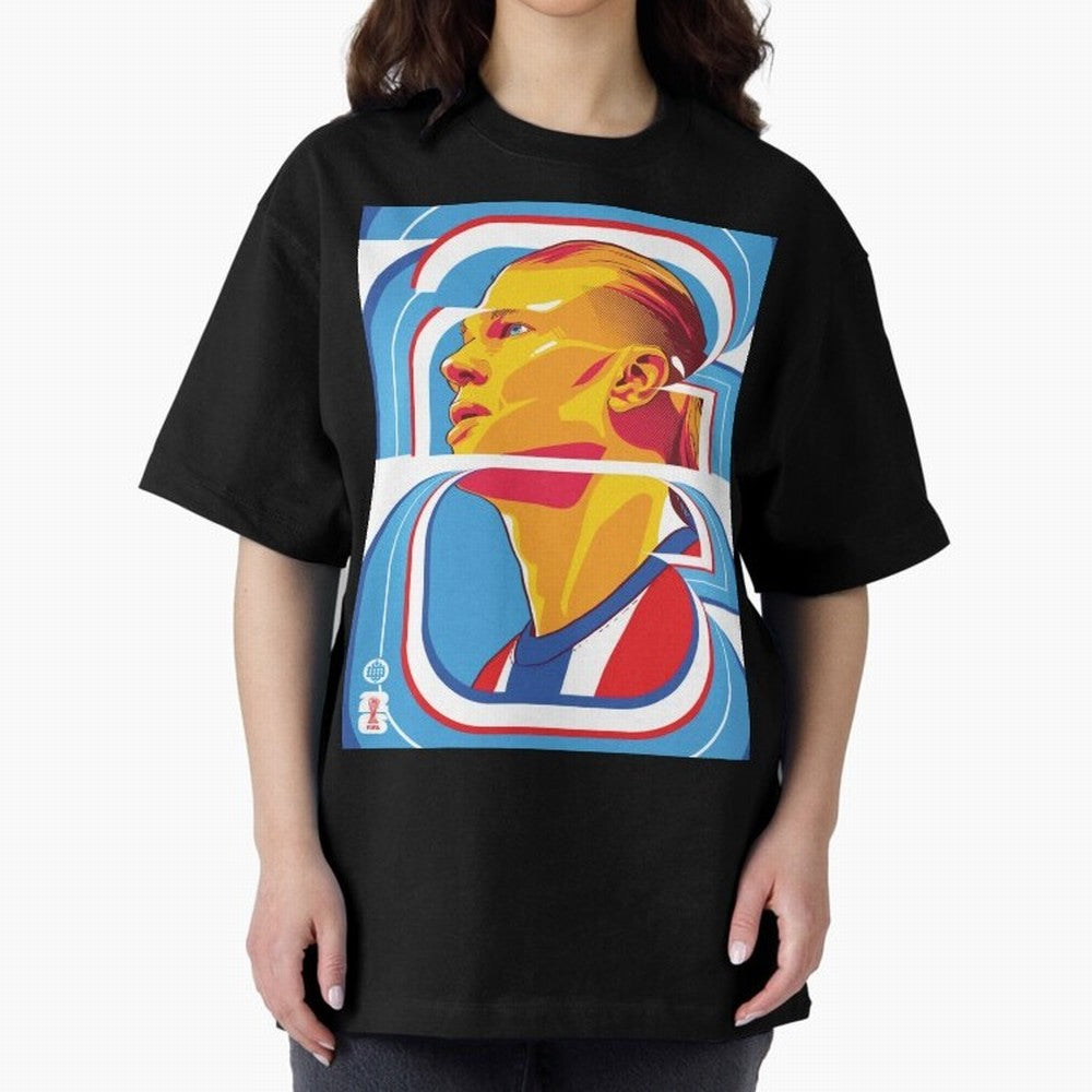 World Cup 2026 Soccer Celebration: United Football Fan Art Oversized T-Shirt Show Passion for the Stars of FIFA World Cup 2026 Group Stage Highlighting Neymar, Germany Energy, Goal Celebration Energy, Supporter Heritage, Football Icons and