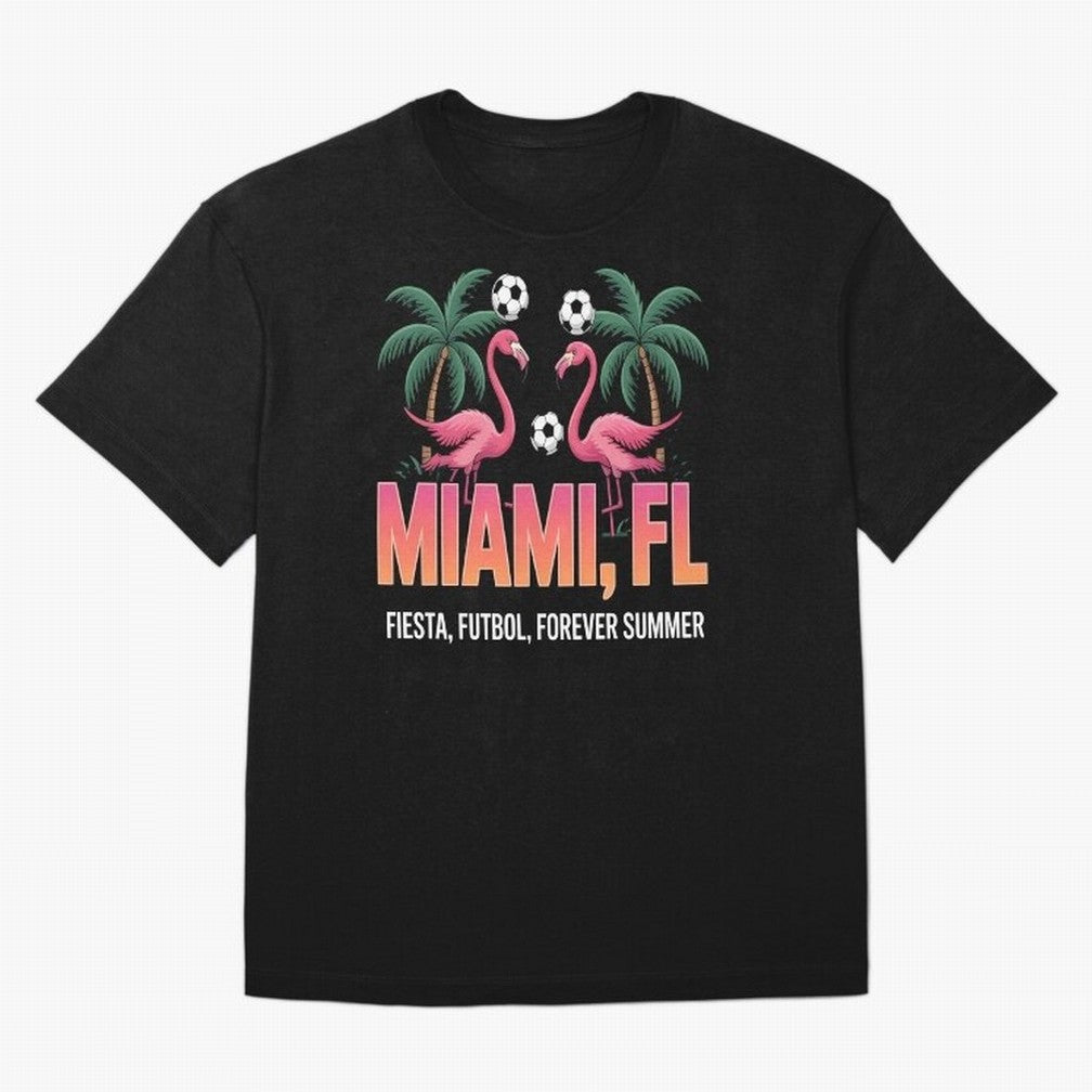 2026 soccer city - Miami FL - canada soccer - mexico soccer - north america soccer - 2026 soccer - world football 2026 - funny soccer shirt - patriotic soccer - sarcastic soccer Oversized T-Shirt Honor the Football Icons of Match Day Hype around
