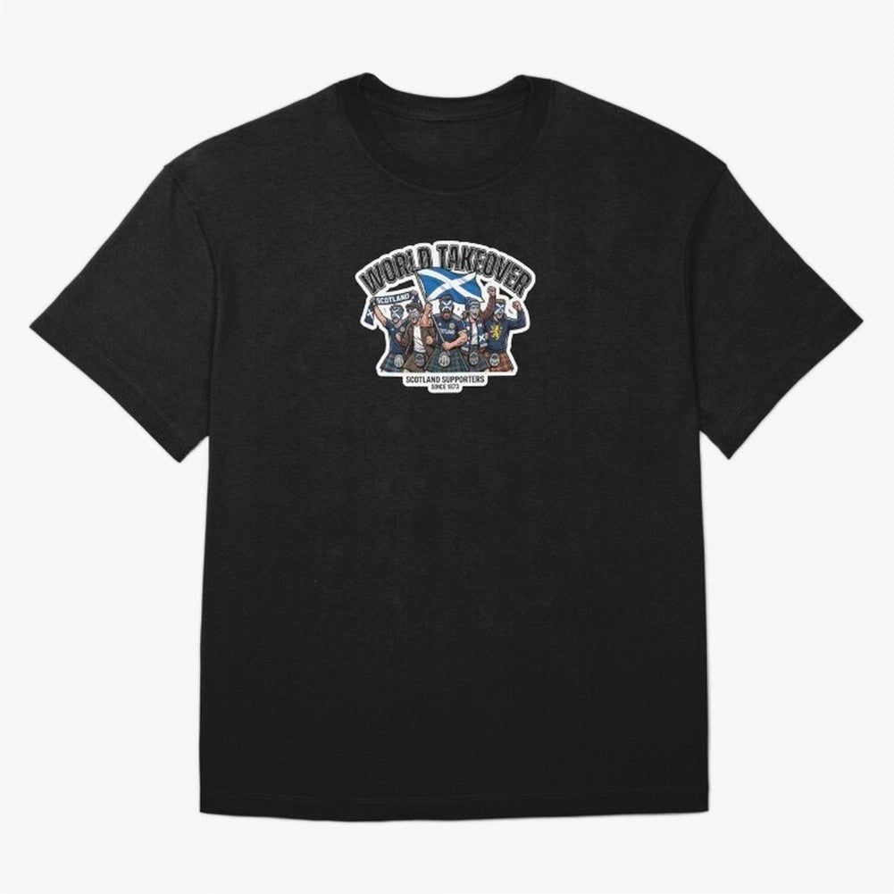 Scotland Soccer Fans Tartan Power Sticker 2026 Football Supporters Oversized T-Shirt Show Your Stadium Side during FIFA World Cup 2026 Spirit, Capturing France, Cristiano Ronaldo, Haaland and CR7, Stadium Memories, Football Loyalty, International