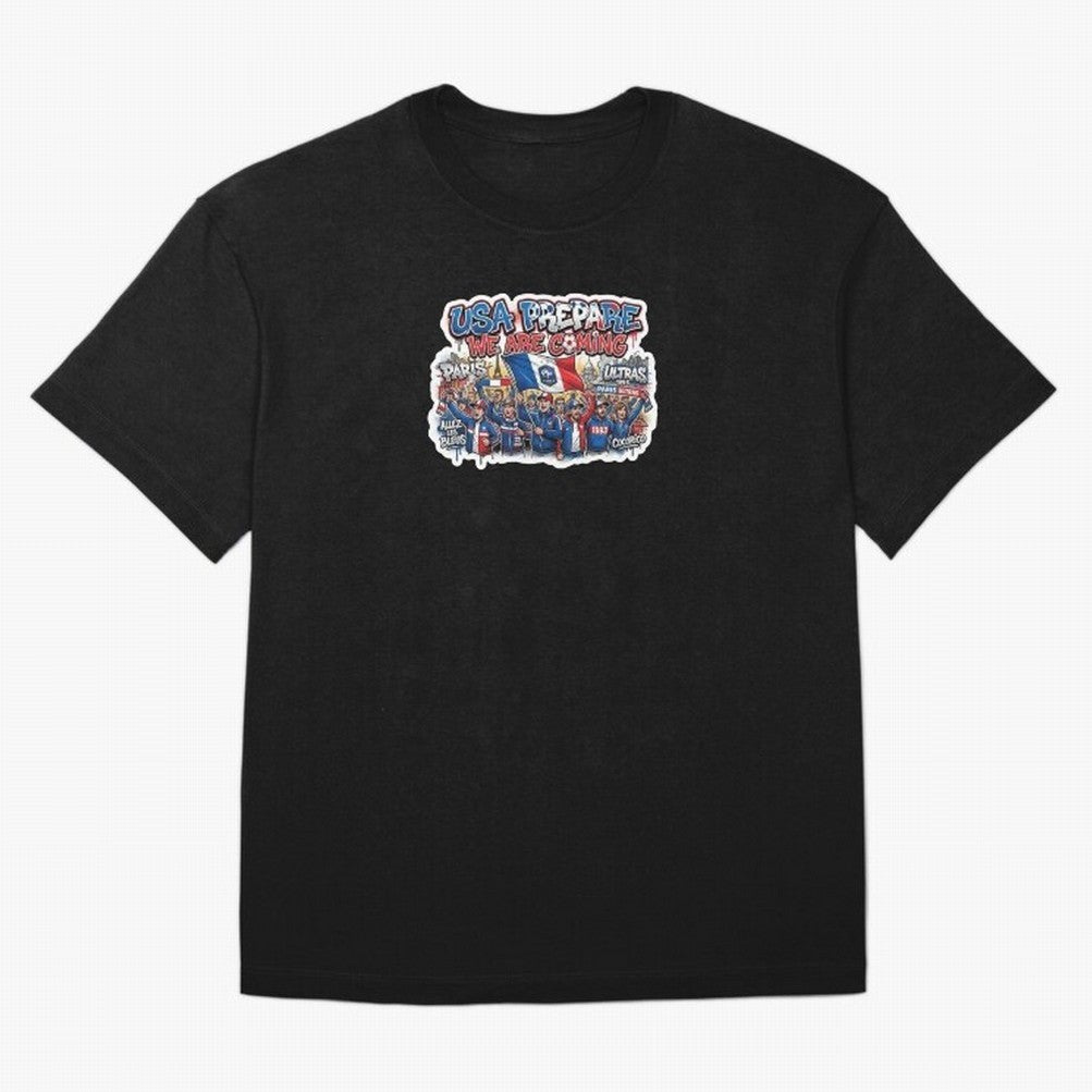 France Soccer Fans 2026 Sticker We Are Coming Oversized T-Shirt Mark FIFA World Cup 2026 USA Canada Mexico Spirit, Driven by Argentina, Messi, Neymar and Mbappe, Game Day Rituals, Football Legends, Country Pride and the Road to the Final; Perfect