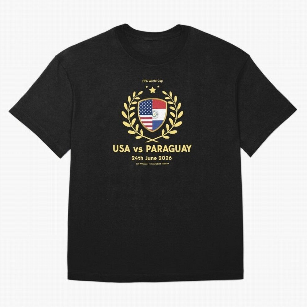 Copy of FIFA World Cup - USA v Paraguay Oversized T-Shirt Show Support during Global Football Passion for FIFA World Cup 2026 USA Canada Mexico, Featuring Neymar, Argentina, France and Brazil, Stadium Chants, National Pride, Trophy Dreams and