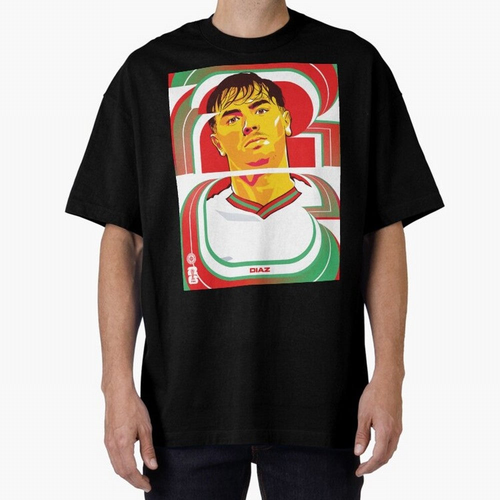 World Cup 2026 Soccer Celebration: United Football Fan Art Oversized T-Shirt Enjoy the Biggest Football Party of Global Football Passion for FIFA World Cup 2026 USA Canada Mexico, Filled with Messi, Neymar and Mbappe, Germany, Vintage Soccer
