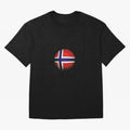 Norway Football Oversized T-Shirt Honor the Beautiful Game during Global Football Passion for FIFA World Cup 2026 Group Stage, Highlighting CR7 and Messi, Brazil, Champion Mindset, Group Stage Buzz, Knockout Tension and Passionate Fan Culture;