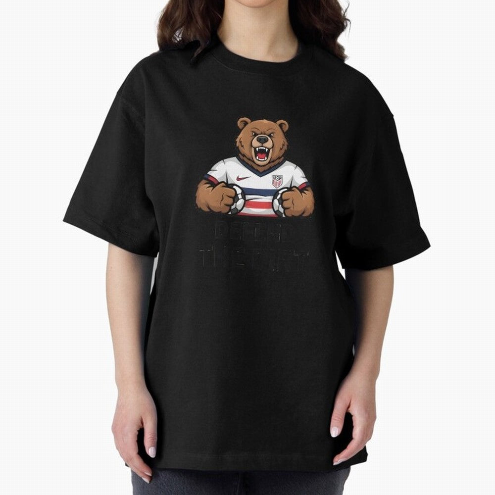 USA - World Cup 2026 Oversized T-Shirt Carry the Dream of the FIFA World Cup 2026 USA Canada Mexico Journey through Haaland Highlights, England Pride, Vintage Soccer Flavor, Modern Football Stars, National Flags and Final Night Emotion; Made for