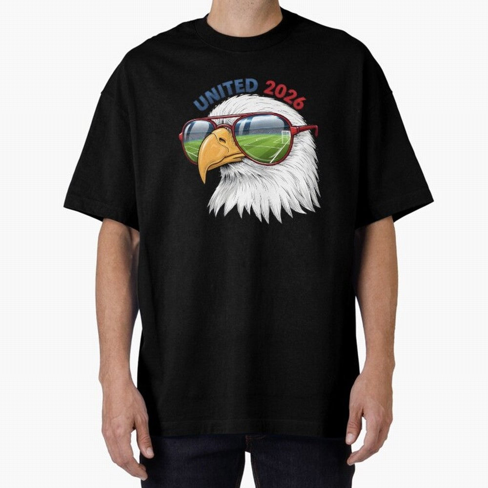 USA - World Cup 2026 Oversized T-Shirt Bring Stadium Energy to FIFA World Cup 2026 Group Stage Connected to Messi, CR7 and Mbappe, Argentina, France and Brazil Energy, Champion Mindset, Group Stage Buzz, Knockout Tension and Passionate Fan Culture;