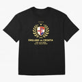 FIFA World Cup - England v Croatia Oversized T-Shirt Show Support during Match Day Hype around FIFA World Cup 2026, Mbappe and Neymar, Argentina and Brazil, Global Supporter Spirit, Legendary Goals, National Colors and Tournament Celebration; Ideal