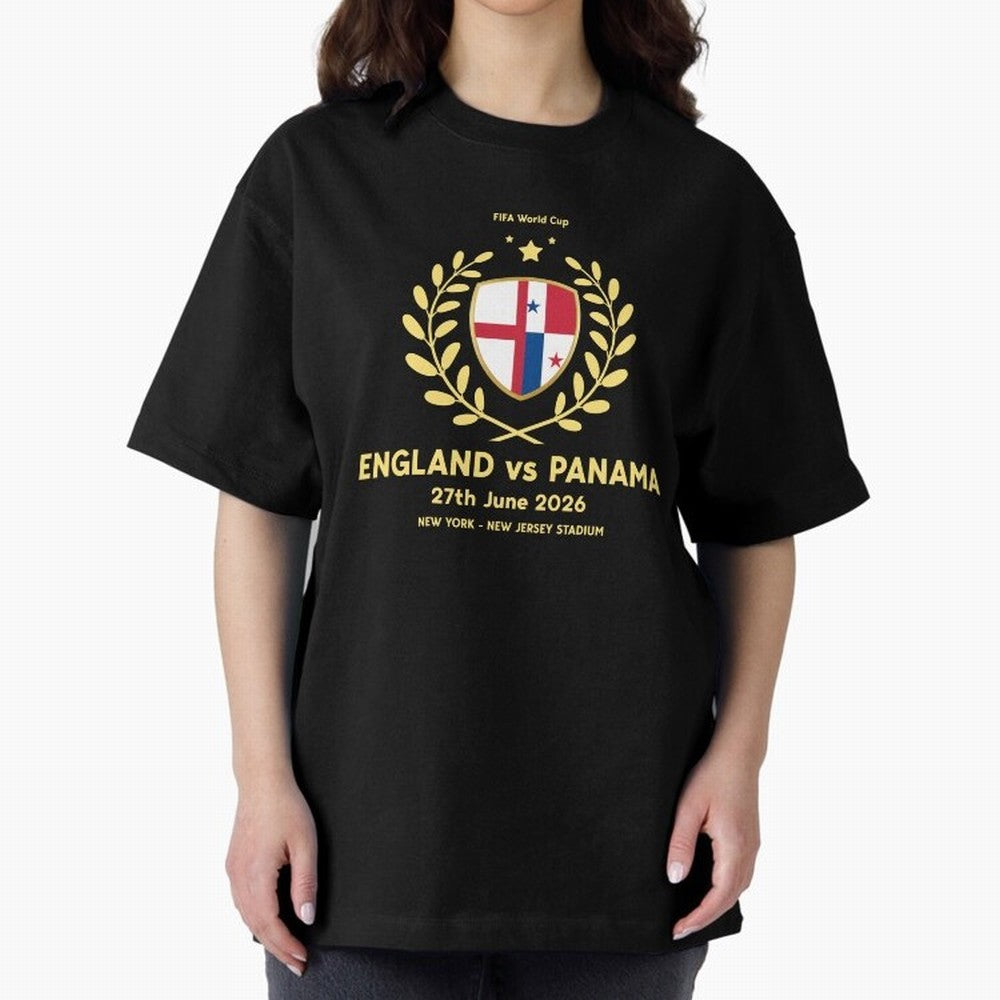 FIFA World Cup - England v Panama Oversized T-Shirt Back Your Heroes with FIFA World Cup 2026 Group Stage Made for Messi, Neymar and Mbappe, Spain and Netherlands Energy, Goal Celebration Energy, Supporter Heritage, Football Icons and Worldwide