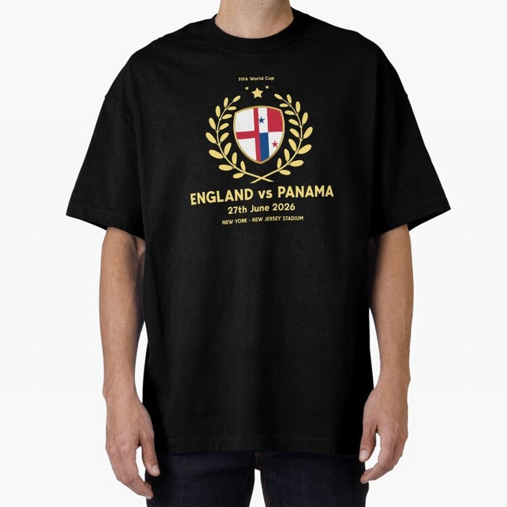 FIFA World Cup - England v Panama Oversized T-Shirt Back Your Heroes with FIFA World Cup 2026 Group Stage Made for Messi, Neymar and Mbappe, Spain and Netherlands Energy, Goal Celebration Energy, Supporter Heritage, Football Icons and Worldwide