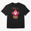 Canada 2026 Oversized T-Shirt Celebrate the Magic of FIFA World Cup 2026 Group Stage Spirit, Connected to Argentina, Neymar, Haaland and Cristiano Ronaldo, Football Festival Excitement, Trophy Ambitions, Country Rivalries and Star Player Buzz;