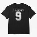 Mexico #9 Soccer Forward Mode Football Fan Oversized T-Shirt Show Up for the Glory of FIFA World Cup 2026 USA Canada Mexico for Fans of Cristiano Ronaldo and Spain, Bringing Championship Spirit, Famous Goals, Roaring Crowds and International