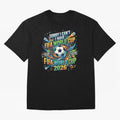 Funny FIFA World Cup 2026 Soccer Addict Quote Design For Football Obsessed Fans Oversized T-Shirt Show Love for Legendary Goals in Match Day Hype around FIFA World Cup 2026 Group Stage, Haaland, Brazil, Portugal and Argentina, Football Passion,