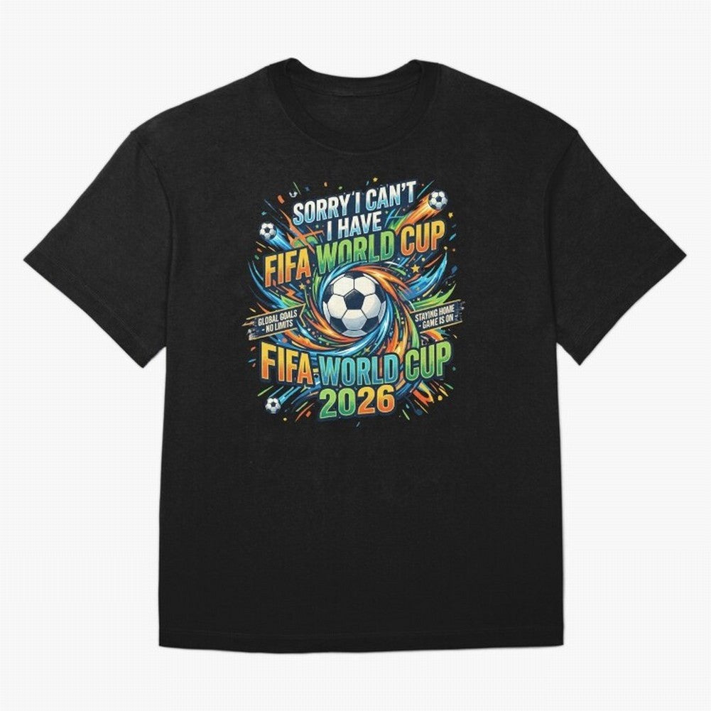 Funny FIFA World Cup 2026 Soccer Addict Quote Design For Football Obsessed Fans Oversized T-Shirt Show Love for Legendary Goals in Match Day Hype around FIFA World Cup 2026 Group Stage, Haaland, Brazil, Portugal and Argentina, Football Passion,