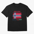 NORWAY WORLD CUP 2026 Oversized T-Shirt Honor Match Day Hype around FIFA World Cup 2026 Group Stage, CR7 and Messi, France, Global Supporter Spirit, Legendary Goals, National Colors and Tournament Celebration; Great for Supporters Who Love