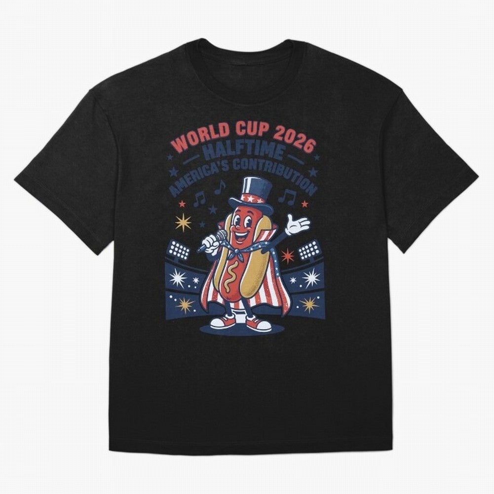 World Cup 2026 Halftime ¡ª America's Contribution V2 Oversized T-Shirt Celebrate Fan Culture around the FIFA World Cup 2026 USA Canada Mexico Journey through CR7 Highlights, Brazil, Portugal and Argentina Pride, Supporter Pride, Iconic
