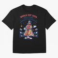 World Cup 2026 Halftime ¡ª America's Contribution V2 Oversized T-Shirt Celebrate Fan Culture around the FIFA World Cup 2026 USA Canada Mexico Journey through CR7 Highlights, Brazil, Portugal and Argentina Pride, Supporter Pride, Iconic